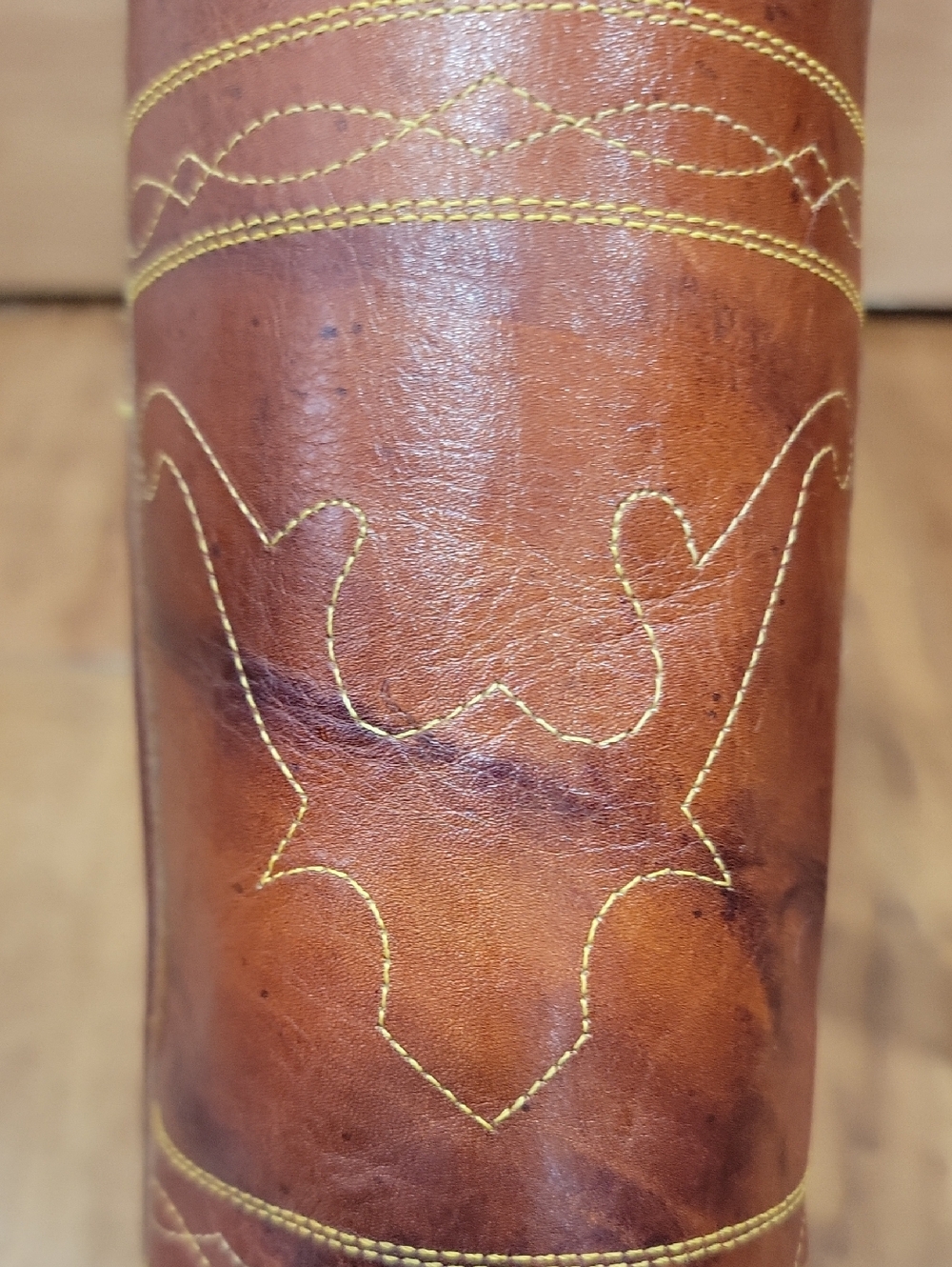 VintageLeather Longhorn Campus Style Boots 5.5 - Picture 12 of 15